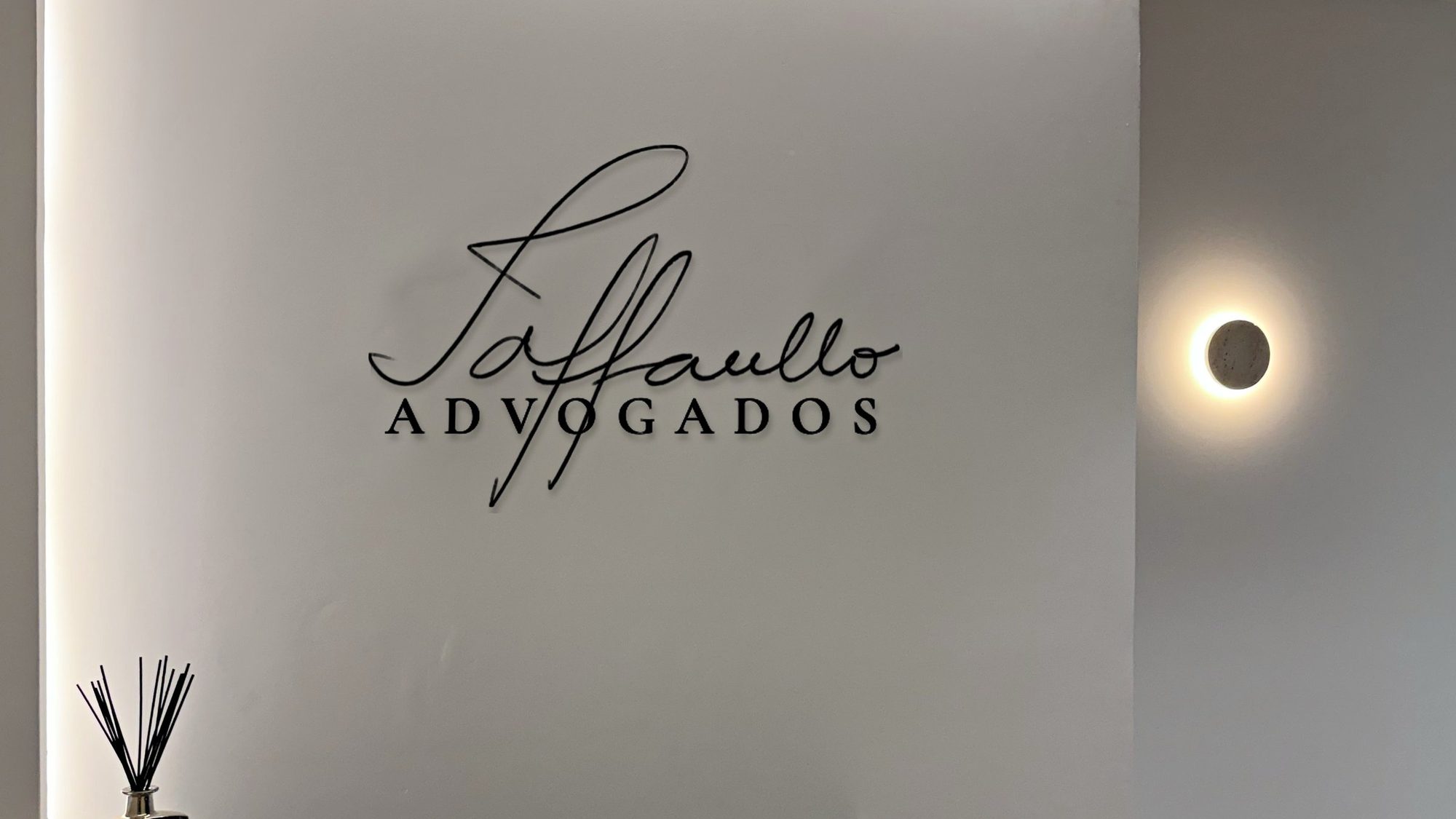 Recepção do escritório Taffarello Advogados
